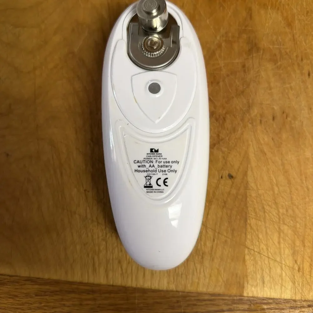 Kitchen Mama Auto Electric Can Opener : Hands Free, Smooth Edge,Tested and Works
